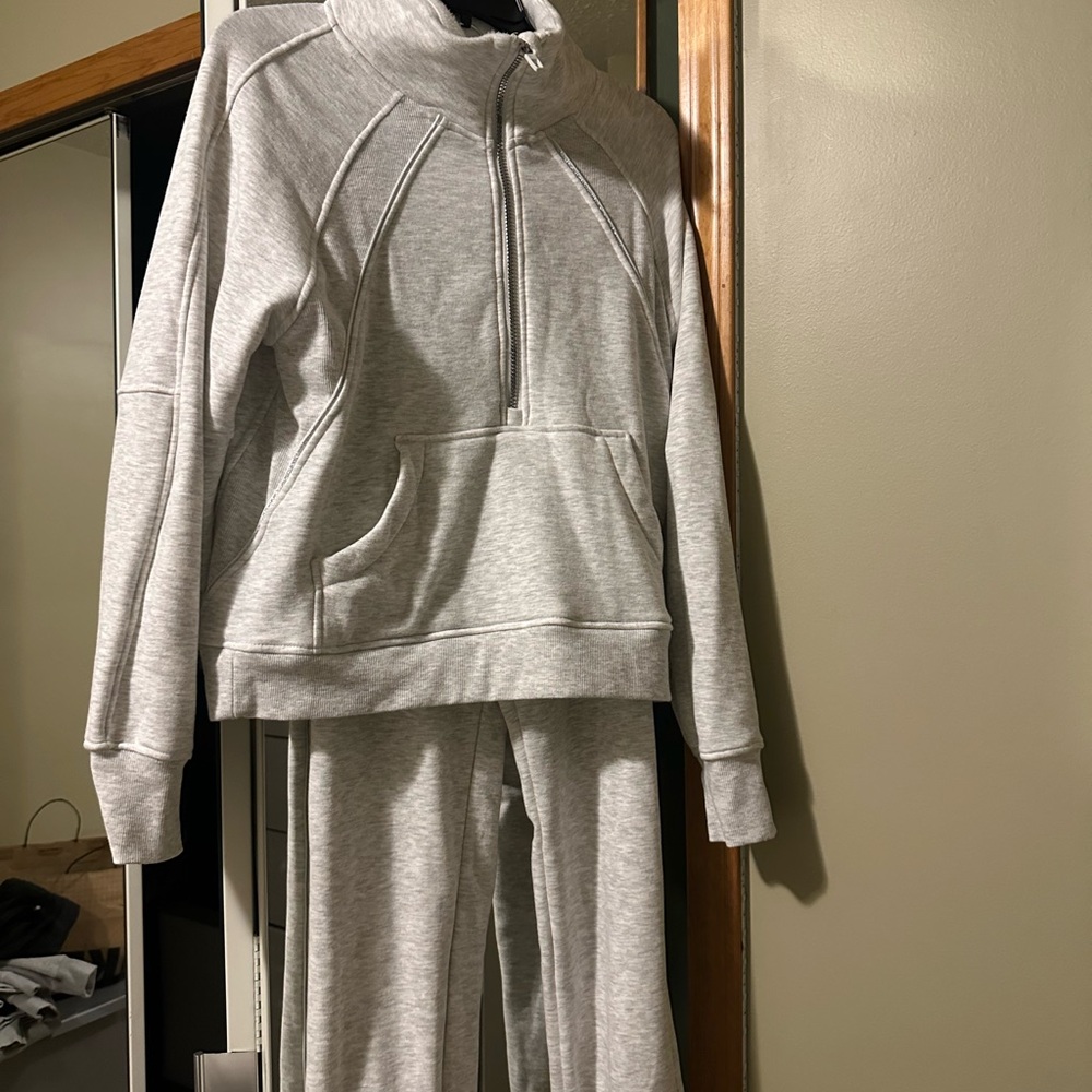Danskin Light Gray Activewear Set